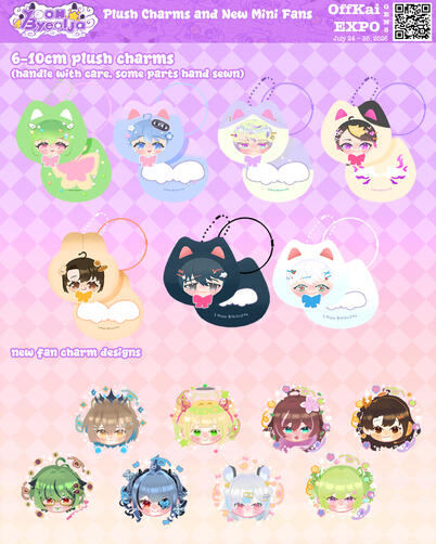 plush charms and new fans